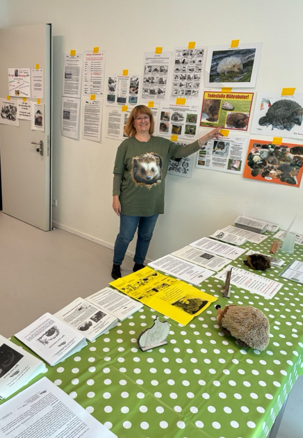 Monika beim Rapair-Cafe in Eidelstedt